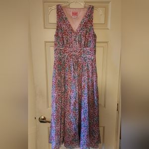 Kate Spade Pink Floral Sleeveless Dress Size 4 or Small